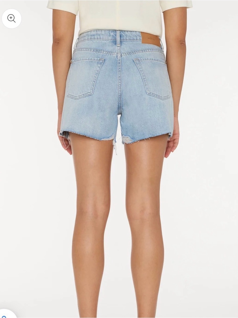 7 For All Mankind Monroe Long Short Time Off Vintage Cut Hem - Picture 3 of 8